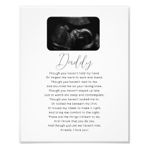 Expecting Dad Print, Father to Be Gift Photo Print