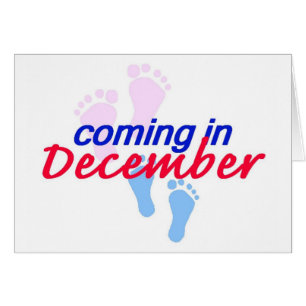 Expecting DECEMBER Card