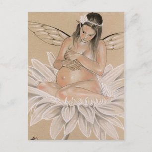 Expecting Fairy Postcard
