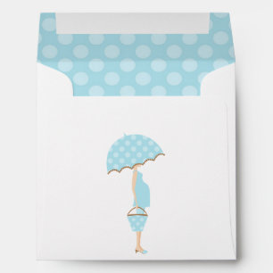 Expecting Mom Boy Baby Shower Envelope