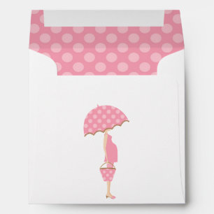 Expecting Mom Girl Baby Shower Envelopes