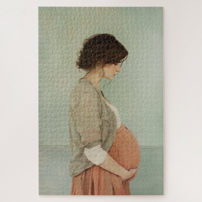 Expecting Mom Jigsaw Puzzle (Vertical)