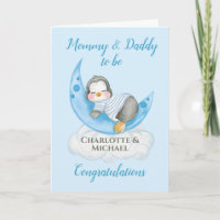 Expecting Parents Mommy & Daddy To Be Blue