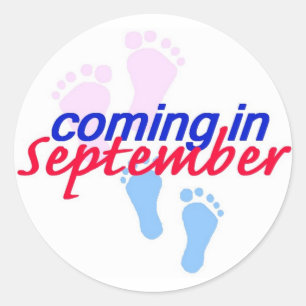 Expecting SEPTEMBER Sticker