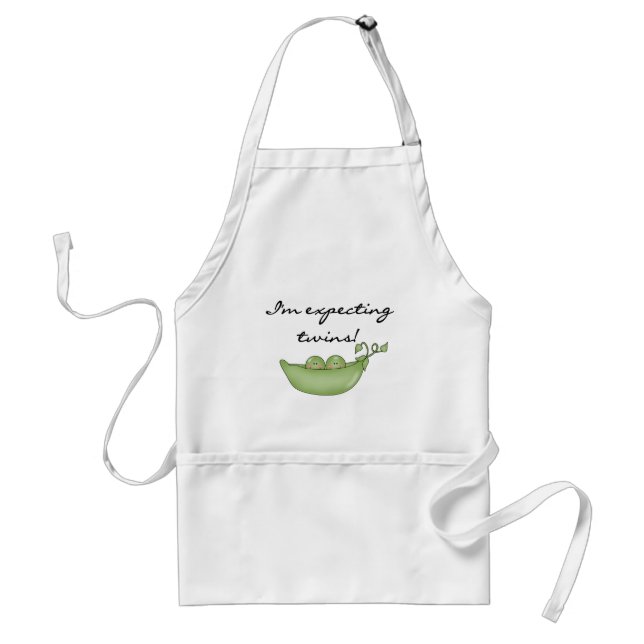 Expecting Twins - Peas in a Pod Standard Apron (Front)