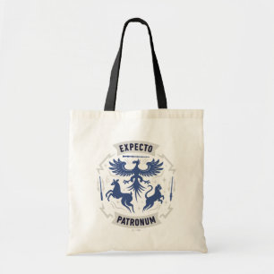 Expecto Patronum Vintage Silhouette Graphic Tote Bag
