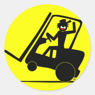 EXPEDITER DUDE 38 CLASSIC ROUND STICKER