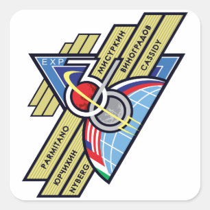 Expedition Crews to the ISS : Expedition 36 Square Sticker