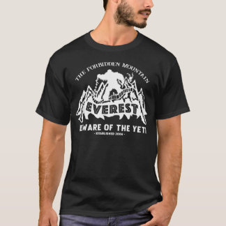 Expedition Mount Everest Yeti Research Mountain T-Shirt
