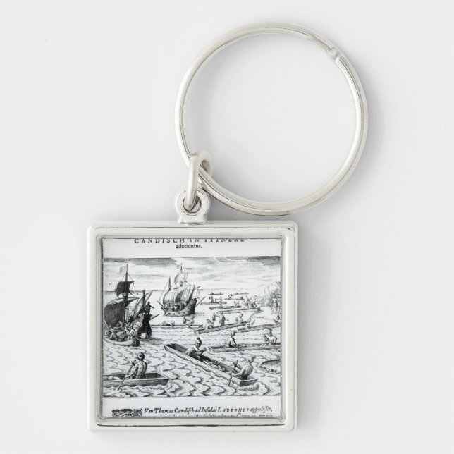 Expedition of Thomas Cavendish Keychain (Front)