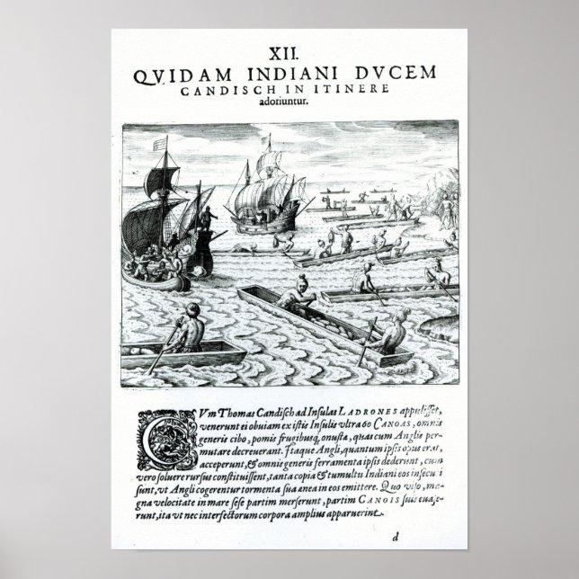 Expedition of Thomas Cavendish Poster (Front)