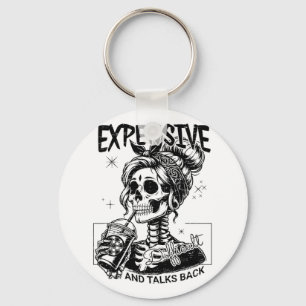 Expensive Difficult And Talks Back Mothers Day Keychain
