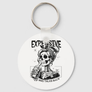 Expensive Difficult And Talks Back Mothers Day Ske Keychain
