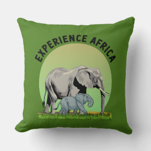 Experience Africa Throw Pillow