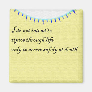 Experience life magnet