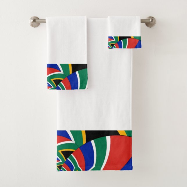 Experience South African Beauty with Our Stunning  Bath Towel Set (Insitu)