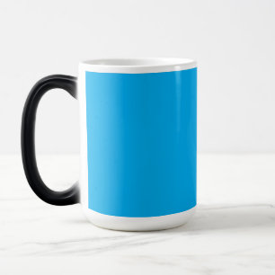 Experience the Beauty of a Blue Sky with a Plane Magic Mug