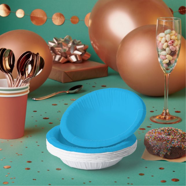 Experience the Beauty of a Blue Sky with a Plane Paper Plate (Multi)