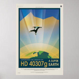 Experience the Gravity of a Super Earth HD 40307g Poster