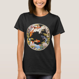 Experience the Magic of Kawaii Koi Fish Japan Cult T-Shirt