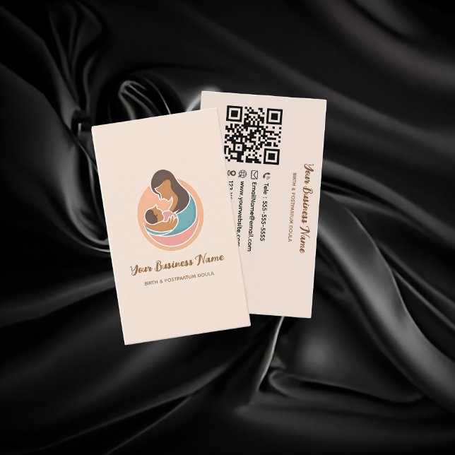 Experienced Birth & Postpartum Doula Services  Business Card (Creator Uploaded)