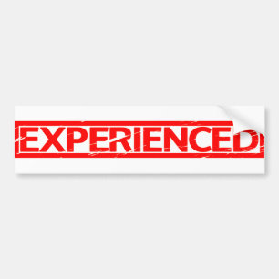 Experienced Stamp Bumper Sticker
