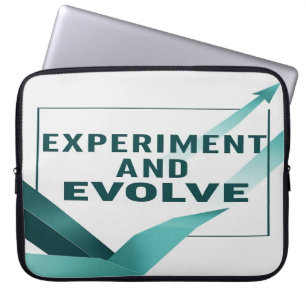 Experiment And Evolve Laptop Sleeve