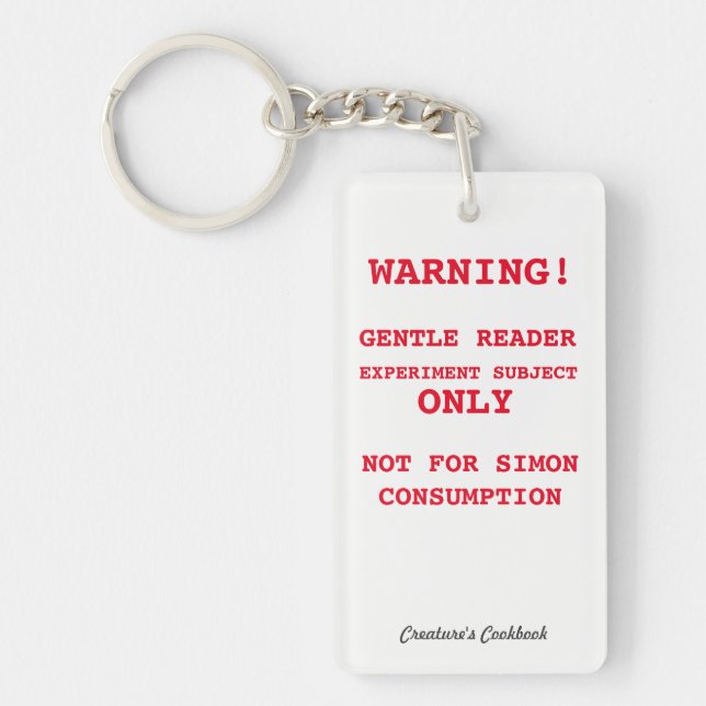 Experiment Subject Keychain (Front)