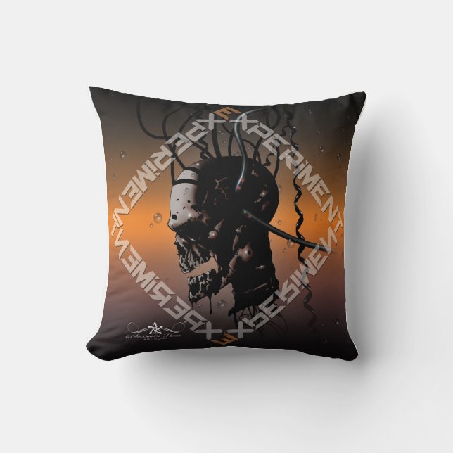 EXPERIMENT THROW PILLOW (Front)