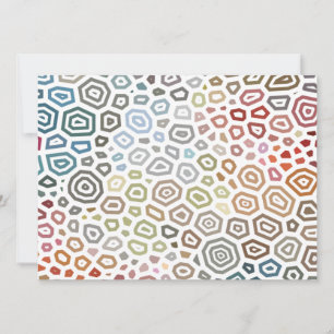 Experimental pattern 6 holiday card