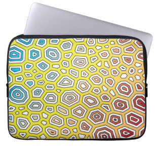 Experimental pattern 8 laptop sleeve