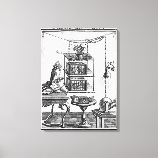 Experimenting with electricity canvas print (Front)