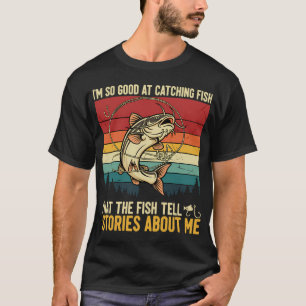 Expert Angler Fishing Retro Sunset Legend T-Shirt