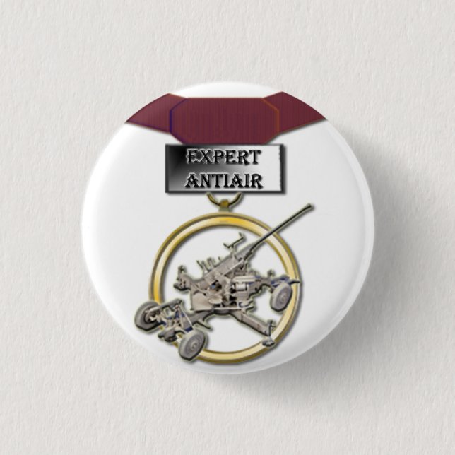 Expert Antiair medal button (Front)