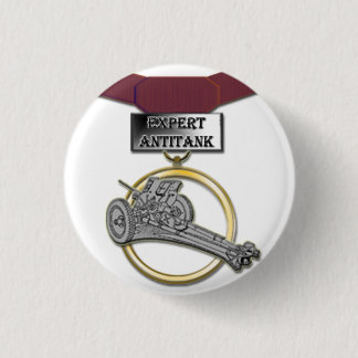 Expert Antitank Gunner medal button