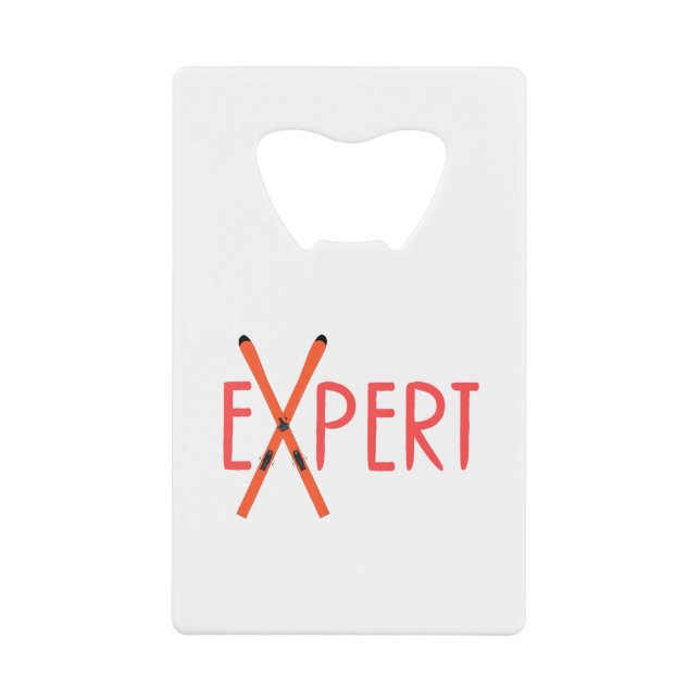 Expert Credit Card Bottle Opener (Front)