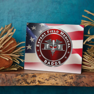 Expert Field Medical Badge (EFMB) Plaque