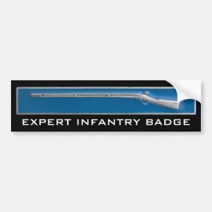 Expert Infantry Badge Bumper Sticker