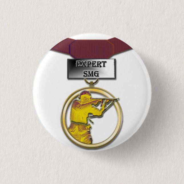 Expert SMG medal button (Front)