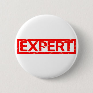 Expert Stamp 2 Inch Round Button