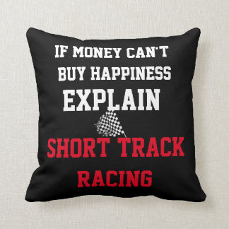 Explain Racing Throw Pillow