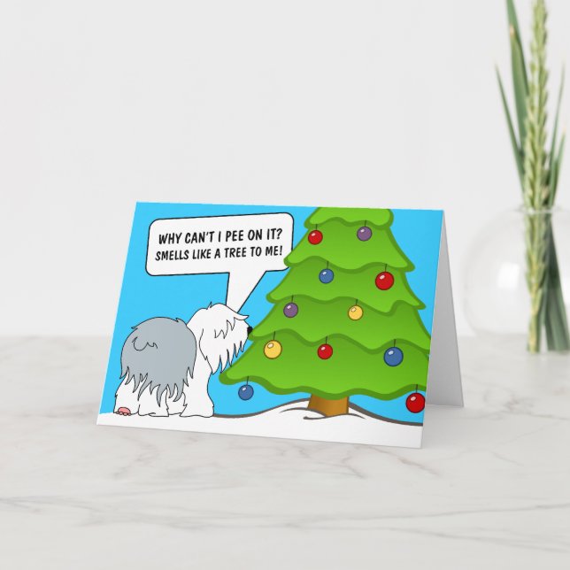 Explaining Christmas to Your Dog Holiday Card (Front)