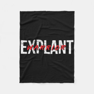 Explant Breast Implant Illness Awareness Cancer Fleece Blanket