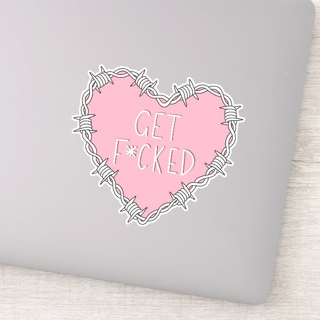 Explicit Barbed Wire Heart (Detail)