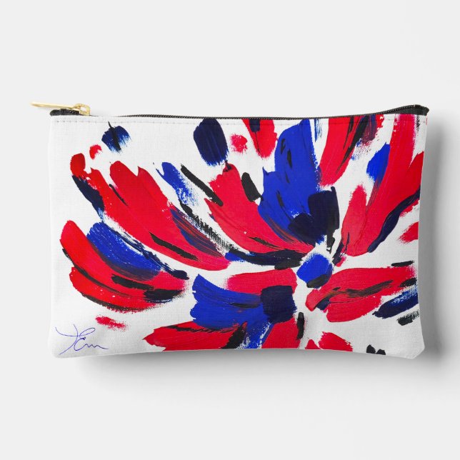 Exploded flower accessory pouch (Front)