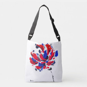 Exploded flower crossbody bag