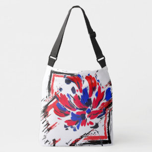 Exploded flower crossbody bag