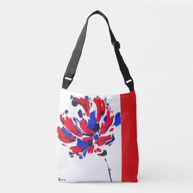 Exploded flower crossbody bag (Front)