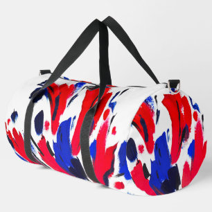 Exploded flower duffle bag
