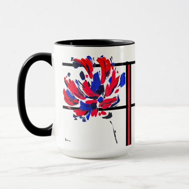 Exploded flower mug (Left)